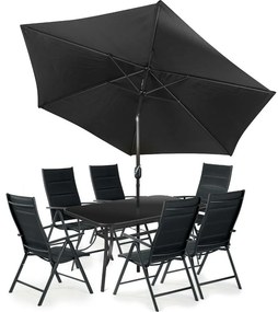 Fieldmann MELISA DARK kerti bútorkészlet