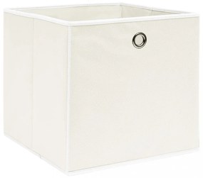 10 db fehér szövet tárolódoboz 32 x 32 x 32 cm