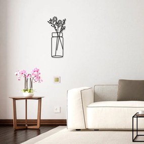 Flower fém fali dekoráció, 58×61 cm