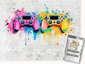 Fotótapéta Gyerekeknek Fiú Pad Gaming Graffiti Tapéta Flizelina 300x210