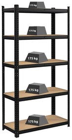 Nagy teherbírású polc P 90x40x180 cm 175 kg