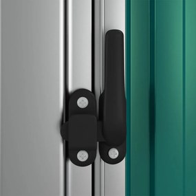 zöld horganyzott acél kerti fészer 180,5 x 97 x 209,5 cm