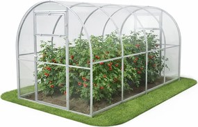 Polikarbonát üvegház Kerti alagút 2x4 m profilok 20x20 polikarbonát 5mm