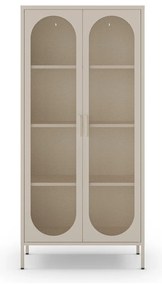 Krémszínű szekrény 80x170 cm Diora – Marckeric