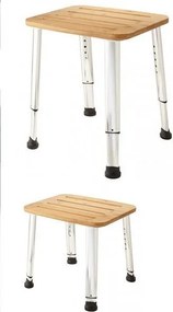 Sapho, fürdőszobai ülőke, bambusz, AE865