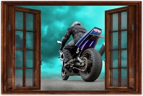 Poszterek 120x80 Kék versenyautó