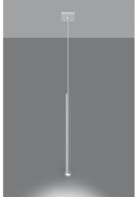 Sollux SL.0465 - Csillár zsinóron PASTELO 1xG9/8W/230V fehér