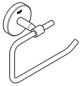 GROHE 41165000 - START COSMOPOLITAN WC-papírtartó 153 × 109 mm króm