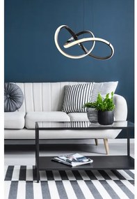 Zuma Line MD9717-1-3BCD - INDIGO LED 44W 230V fekete függeszték lámpa