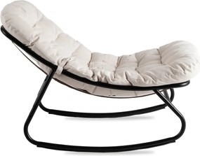 Hintaszék bézs színben AURORA