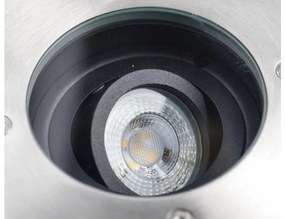 Lámpa Kerti lámpatest BETA-K (négyzet), max.50 W, GU10, IP67, AC220-240V, 50/60Hz, inox