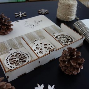 Karácsonyi díszek, 1 darab 18 darab