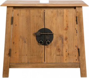 tömör újrahasznosított fenyőfa pipereszekrény 70 x 32 x 63 cm