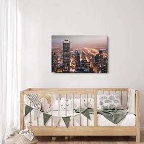Fényes metropolisz képe (90x60 cm)