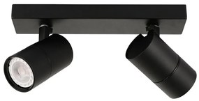ITALUX SPL-2813-2B-BL - Spotlámpa LACONI 2xGU10/35W/230V fekete