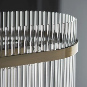 Endon modern függeszték marietta antik sárgaréz átlátszó end112573