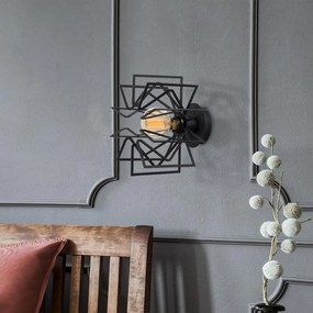 Fekete fali lámpa Nemrut – Opviq lights