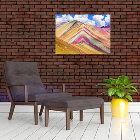 Kép - Rainbow Mountain, Peru (70x50 cm)