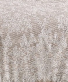 Ornament exkluzív bézs pamut ágyneműhuzat TiaHome - 1x Párna 90x70cm, 1x Paplan 140x200cm