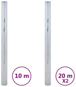3 db ezüst PVC fényvisszaverő statikus napsugárzás elleni fólia