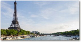 Fotó üvegkép Eiffel-torony Párizs 140x70