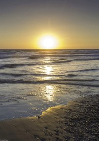 Poszter 21x29,7cm Csendes naplemente a tengerparton, Assaf Frank