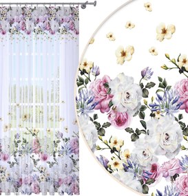 Függöny Kész 140x250 Fátyol Festett Béka Mintás 010