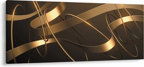 Kép - bronz szalagok (120x50 cm)