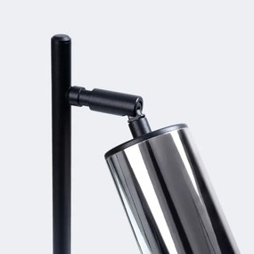 Sollux SL.1373 - Asztali lámpa WINX 1xGU10/10W/230V fekete/króm