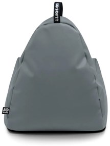 Sötétkék bőrutánzat babzsákfotel Chill XL – So Soft?