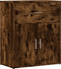 vidaXL füstös tölgy színű szerelt fa tálalószekrény 60 x 31 x 70 cm