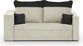 PAVEL Kétszemélyes kinyitható kanapé Krém