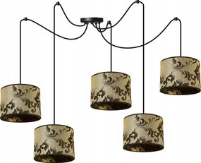 Mennyezeti Lámpa Lógó Csillár Lámpaernyő Glamour Loft Pók Arany Elegáns