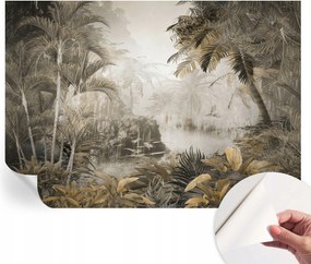 Öntapadós Dekoratív Fotótapéta Hálószobába Trópusi erdő 208x146 cm