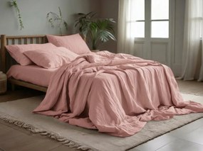 Muszlin ágynemű MOELLIN óarany rózsaszín Ágyneműhuzat mérete: 70 x 90 cm | 140 x 200 cm