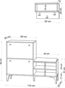 Fredy White előszoba szett