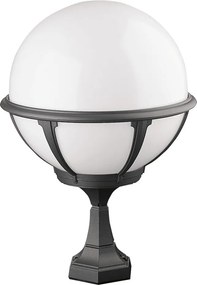 NOVOLUX 405C-G05X1A-04 Klasszikus Kültéri Állólámpa Antracit, Fehér E27 IP44