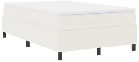 Boxspring Ágy krémszínű matraccal 120x200 cm kordbársony szövetből