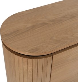 Komoda BECK 200 cm Czterodrzwiowa Dąb