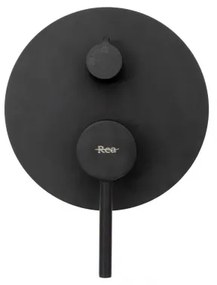 REA-P4100 - LUNGO falba süllyesztett csaptelepes zuhanyszett, fekete