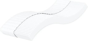 vidaXL fehér H2/H3 keménységű habmatrac 90 x 200 cm