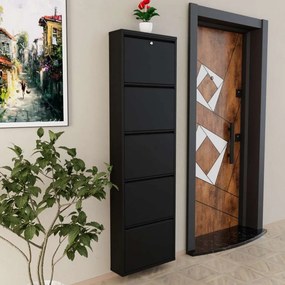 Locking 5 Piece Metal - Black