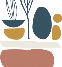 Poszter 91,3x44,5cm Stílusos Növényzet