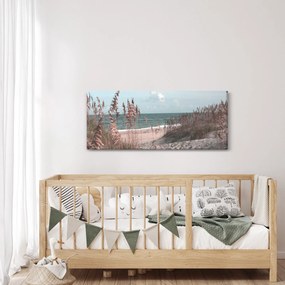 Kép - Rózsaszín strand (120x50 cm)