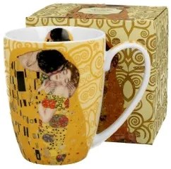 Porcelánbögre 350ml, dobozban, Klimt:The Kiss