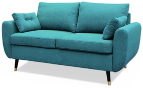 Lucyna 2-es (fix) kanapé, kék