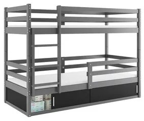 Gyerekágy BINGO 80x190 cm Szürke - fekete