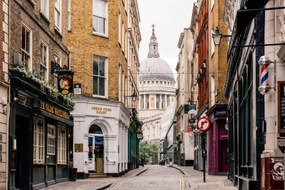 Fotográfia St. Paul's cathedral and street with, Alexander Spatari