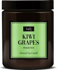 Szója illatú masszázsgyertya természetes vegán Kiwi És Szőlő LaQ