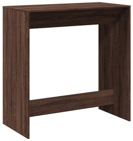 barna tölgy színű szerelt fa bárasztal 102 x 50 x 103,5 cm